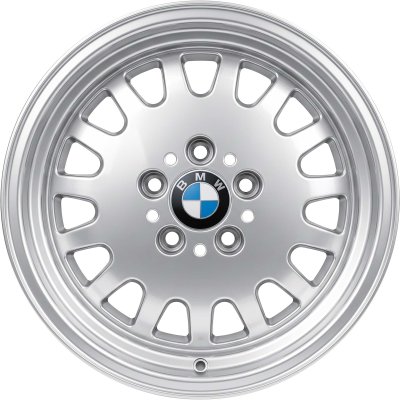BMW OEM Wheel Style 6 — 15-inch and 16-inch BMW OEM wheel — documented with E36, Z3, E38, and E46