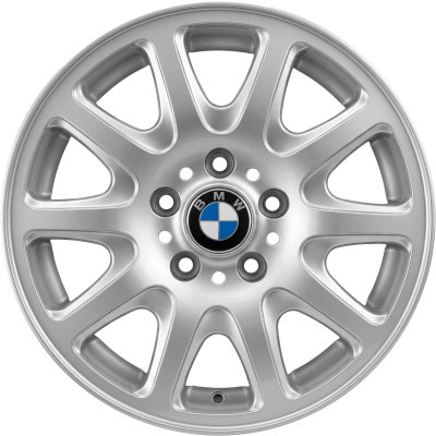 BMW OEM Wheel Style 25 — 16-inch BMW OEM wheel — documented with E39, E36, E46, and Z3