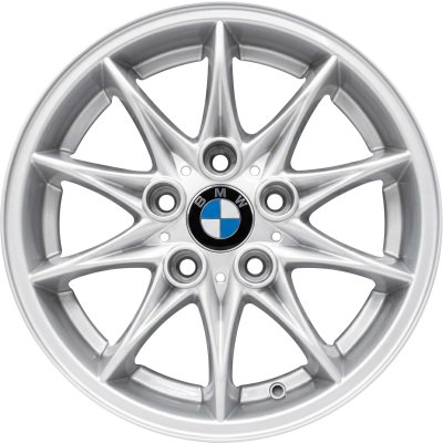 BMW OEM Wheel Style 104 — 16-inch BMW OEM wheel — documented with E85, E46, and E86