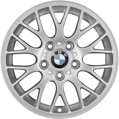 BMW OEM Wheel Style 42 — 15-inch, 16-inch, and 17-inch BMW OEM wheel — documented with E46, E36, Z3, and E39