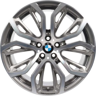 BMW OEM Wheel Style 375 — 21-inch BMW OEM wheel — documented with E70, E71, F15, and F16